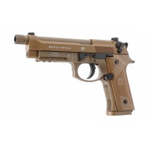 Beretta M9A3 (FDE) Co2 GBB, Beretta just ooze cool - what else would you expect from the Italians? With a rich history in firearms manufacturing, they are perhaps best known for their M9 pistol, seen in film and TV, as well as video games, for decades